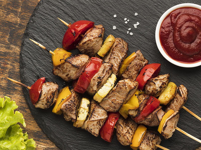 Domatesli Kebap (2 Şiş) 180 gr