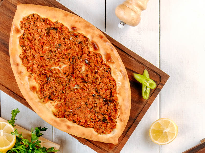 Kavurmalı Pide 180 gr